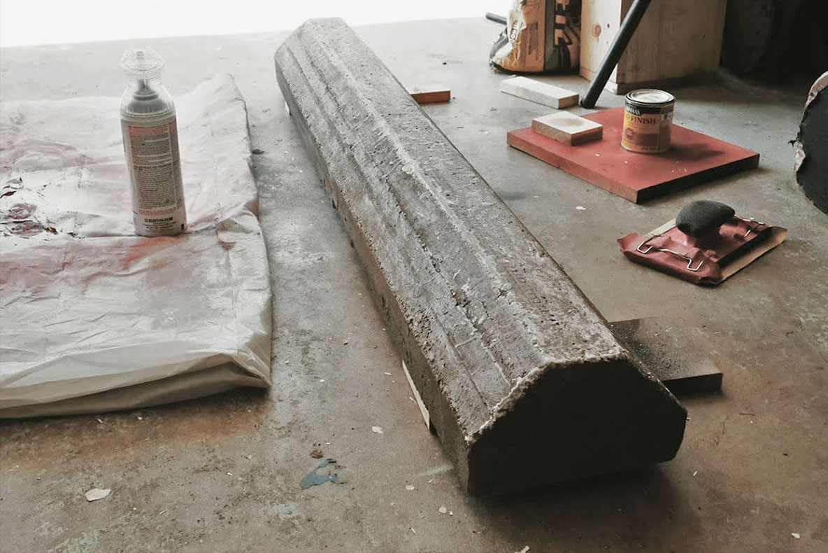 DIY Concrete Parking Block